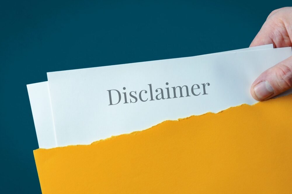 Disclaimer notice graphic used on datingdart.com for informational clarity