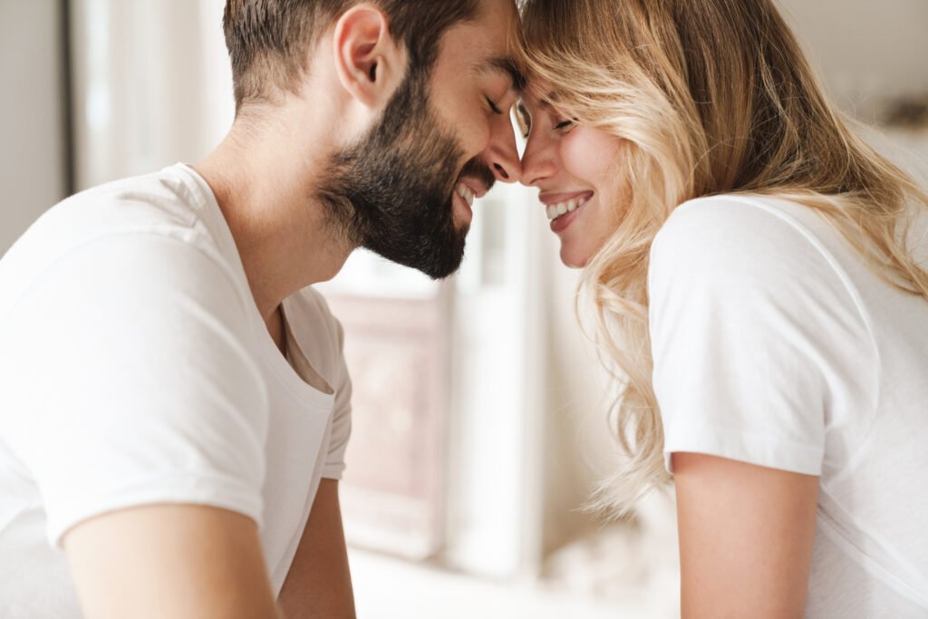 Marriage strengthened through daily emotional connection and affectionate moments between a couple