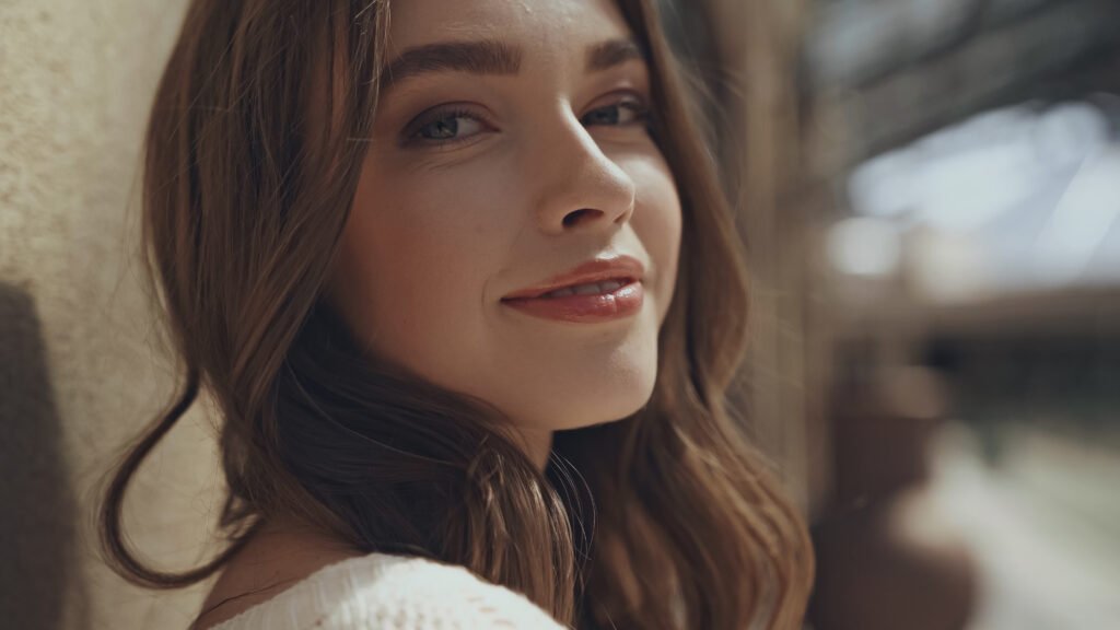 Capricorn woman reflecting emotional depth, calm confidence, and openness in love