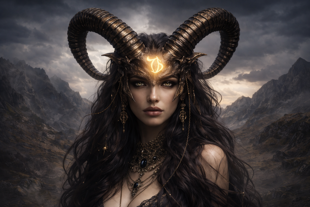 Capricorn personality symbol representing strength, emotional depth, and grounded love