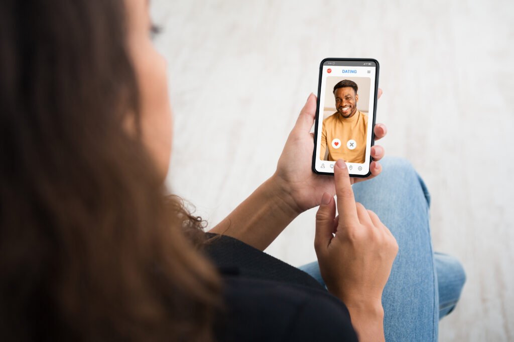 Dating Apps profile view showing interest while meeting new people online