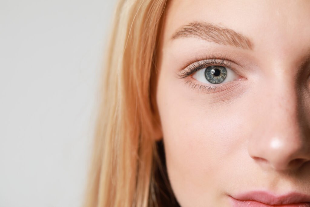 Close-up of a person’s face showing calm self-awareness after relationship clarity